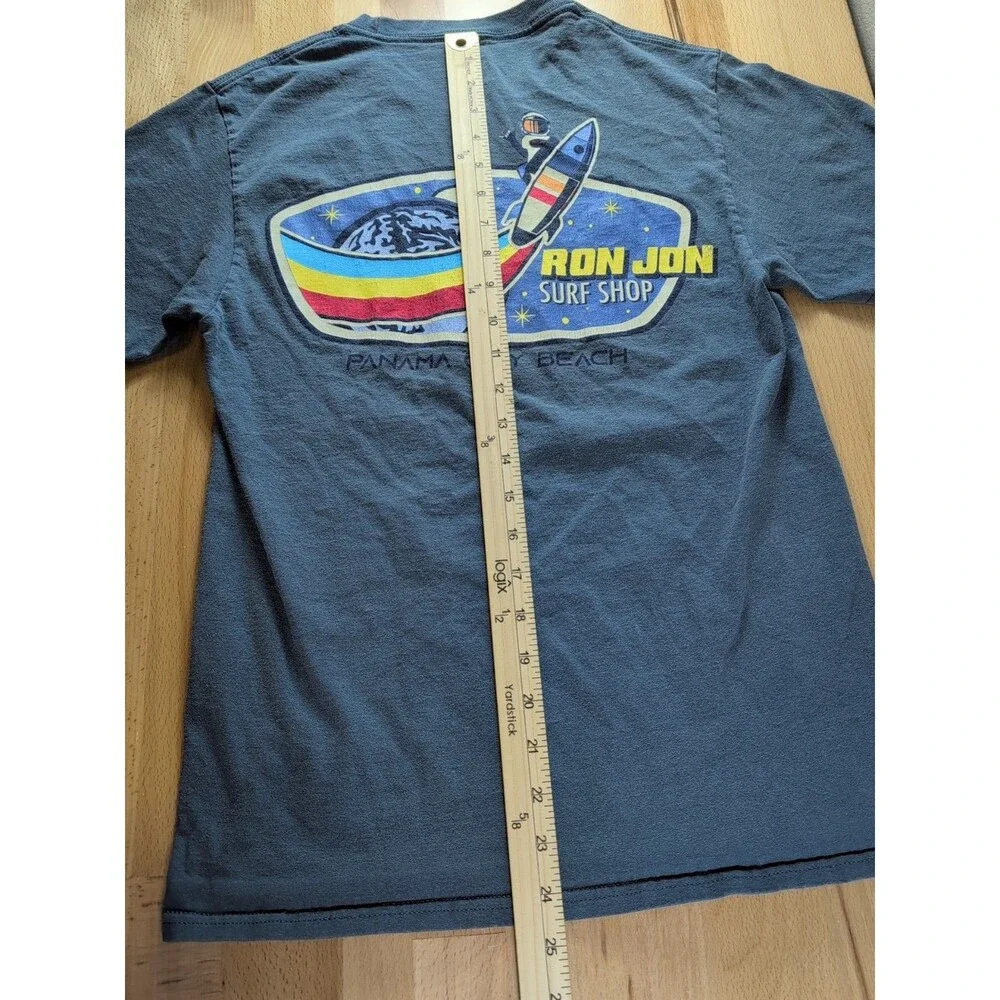 Ron Jon Surf Shop Panama City Beach T-Shirt Unisex Youth Small Blue
